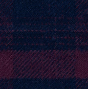 Maroon Checkered Cotton Seasonal Leisure Fabric