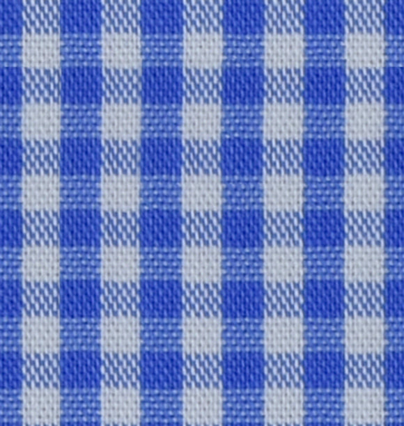 Powder Blue Checkered Nylon Free Moving Fabric