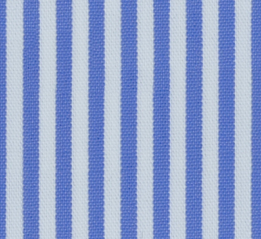 Blue Pin Stripped Cotton Free Moving Fabric