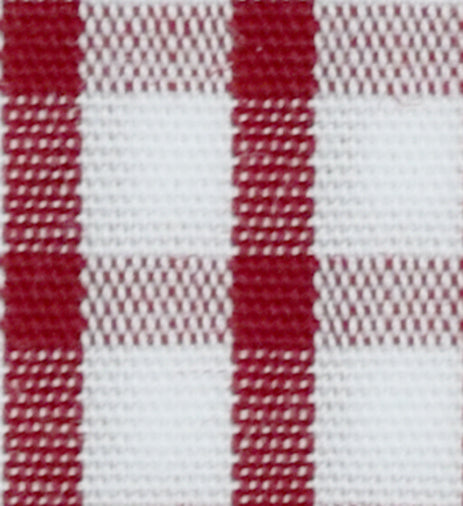 Grid Checked Red Classic Cotton Fabric