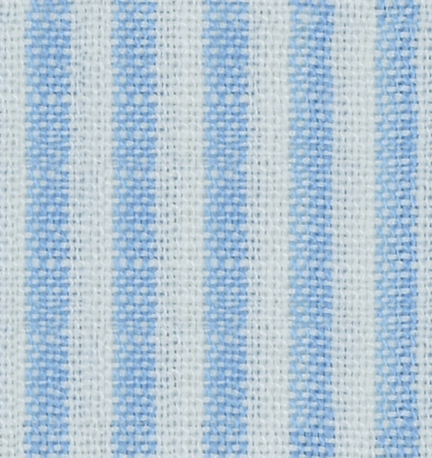 Light Blue Pencil Linen Stripped Seasonal Leisure Fabric