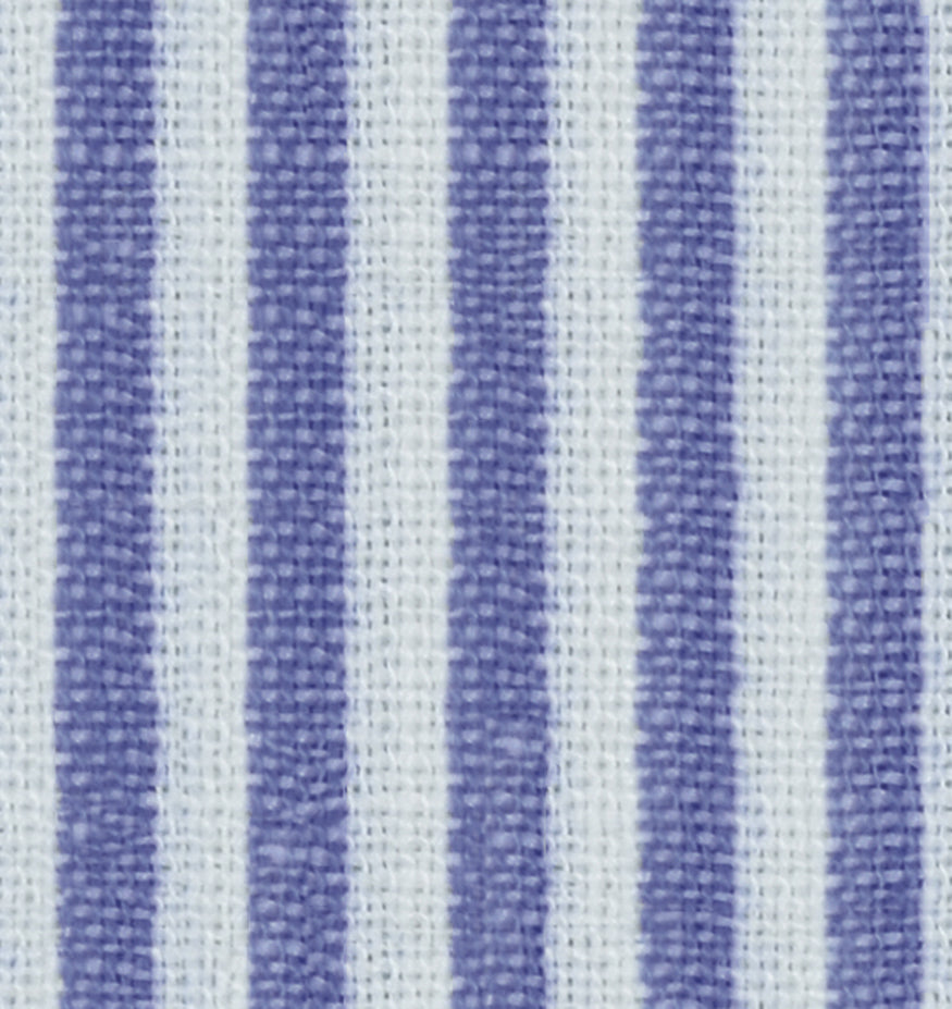 Dark Blue Pencil Linen Stripped Seasonal Leisure Fabric