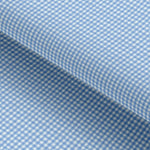 Load image into Gallery viewer, Blue Linen Checkered Seasonal Leisure Fabric
