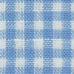 Load image into Gallery viewer, Blue Linen Checkered Seasonal Leisure Fabric
