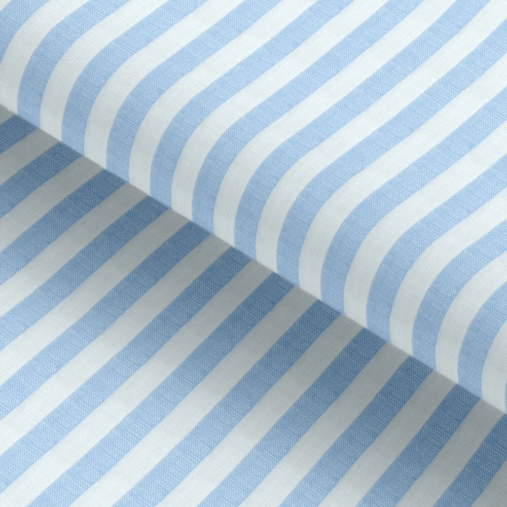 Blue Candy Linen Stripped Seasonal Leisure Fabric