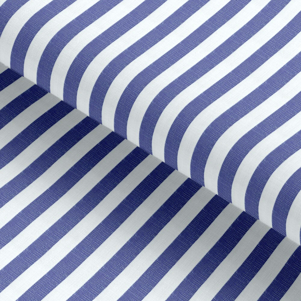 Navy Blue Candy Linen Stripped Seasonal Leisure Fabric