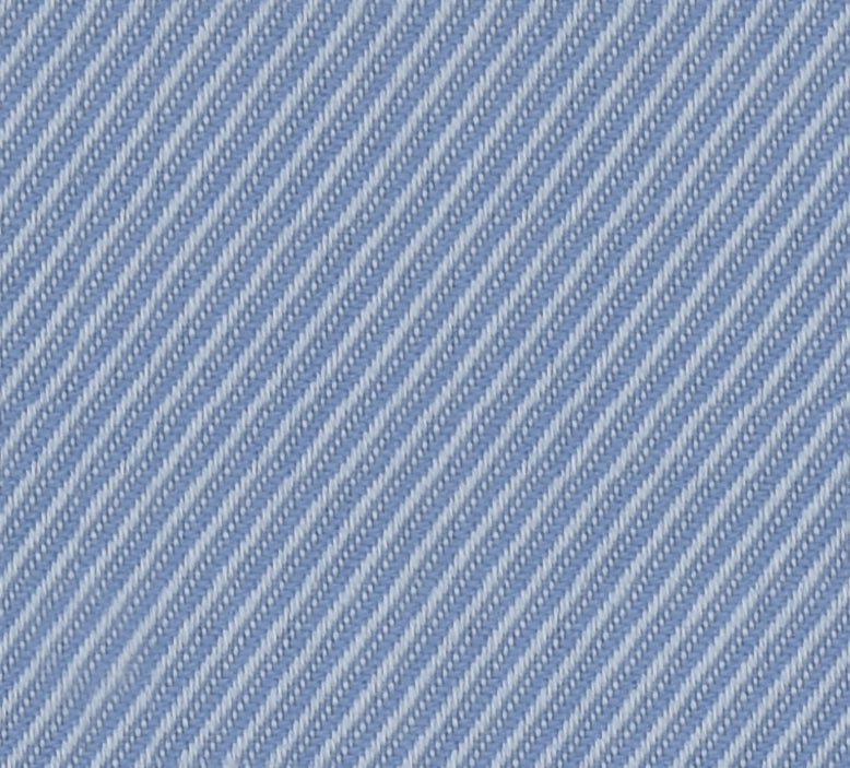 Plain Beau Blue Double Twist Wrinkle Free Fabric