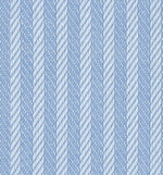 Load image into Gallery viewer, Blue Herringbone Textured Stripped Classic Cotton Fabric
