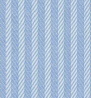 Blue Herringbone Textured Stripped Classic Cotton Fabric