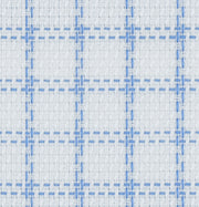 White Tattersall Checkered Wrinkle Free Fabric