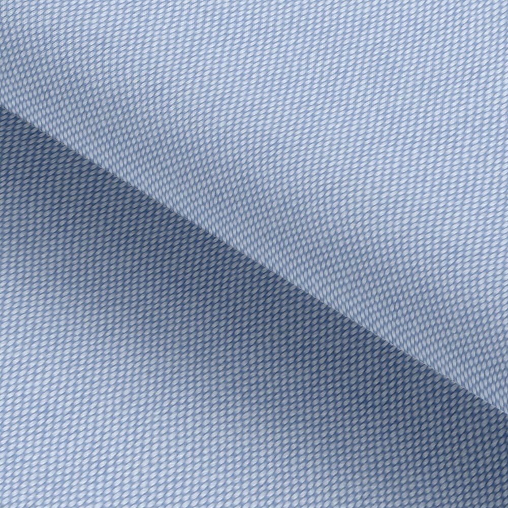 Plain Azure Blue Wrinkle Free Fabric