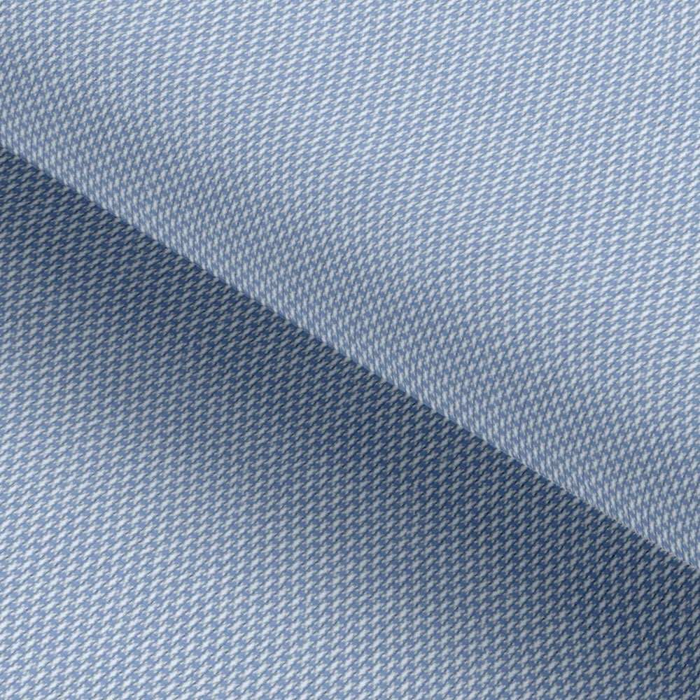 Plain Blue Cotton Wrinkle Free Fabric