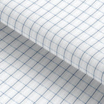 Load image into Gallery viewer, White Gingham Checkered Cotton Wrinkle Free Fabric
