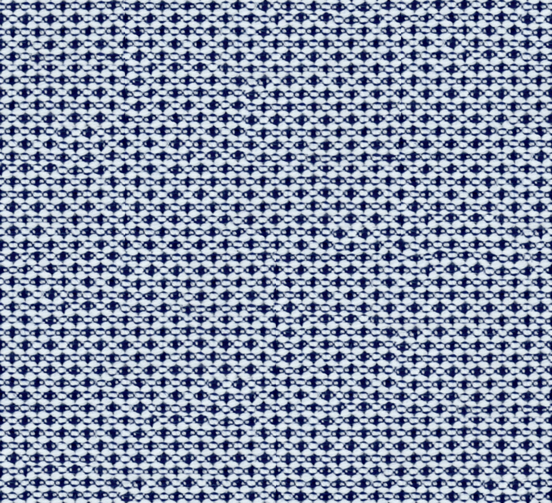 Blue Cotton Textured Seasonal Leisure Fabric