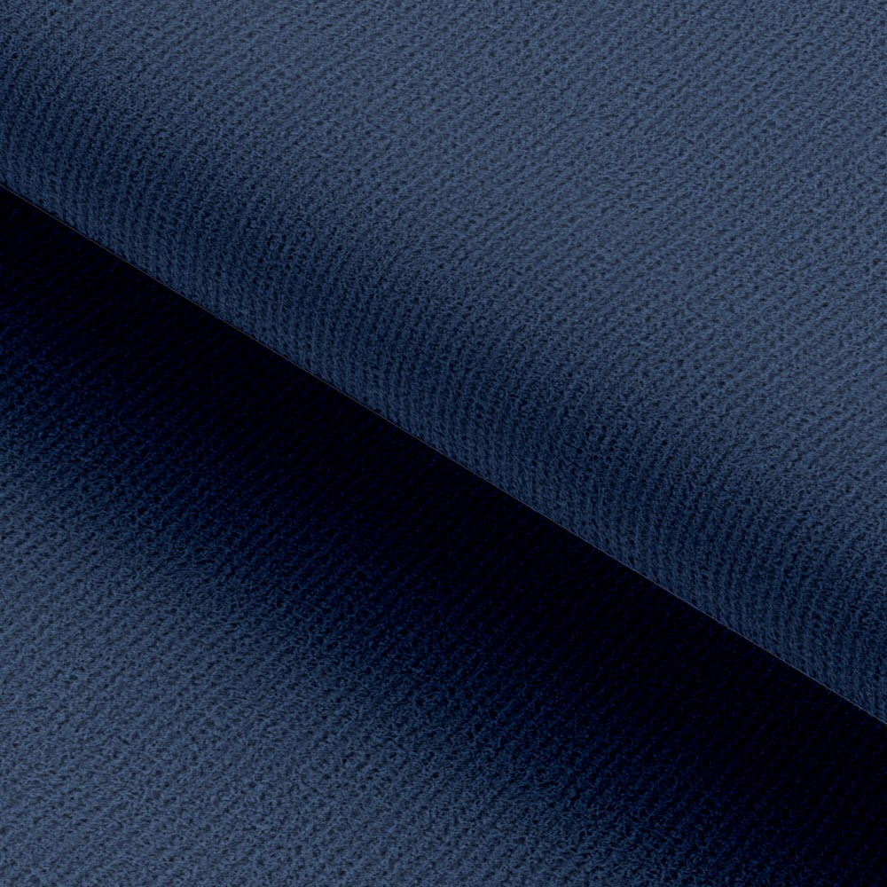 Denim Blue Solid Corduroy Seasonal Leisure Fabric