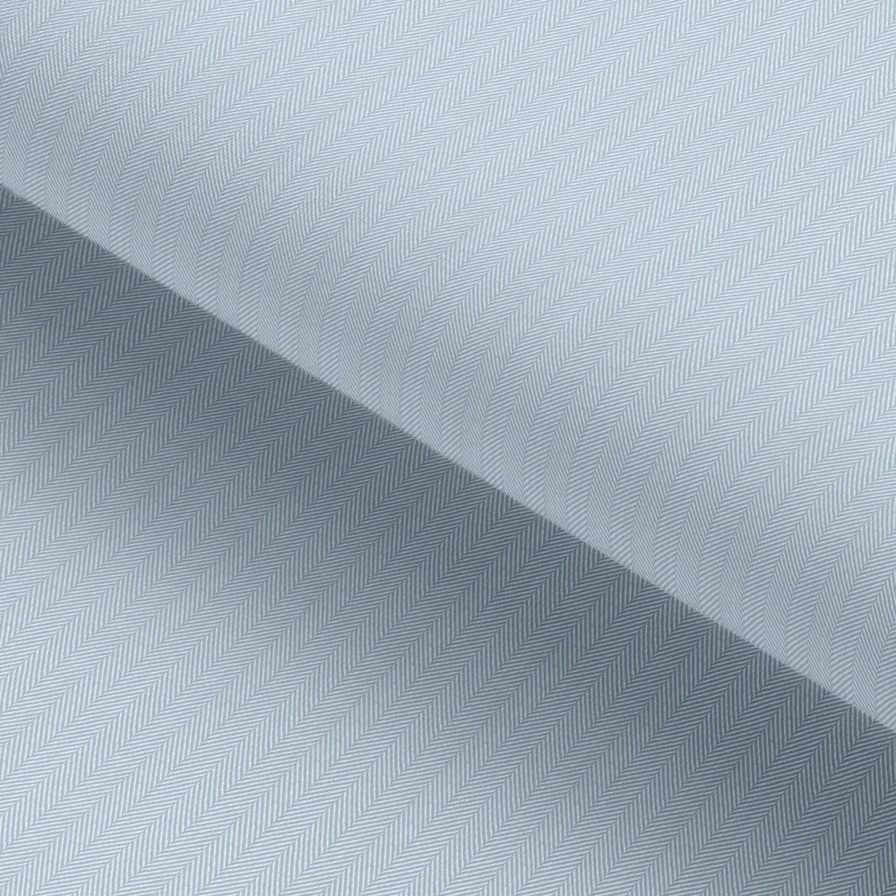 Light Blue Self Stripped Cotton Free Moving Fabric