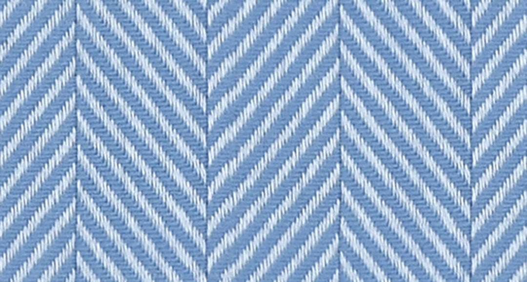 Ice Blue Herringbone Textured Solid Classic Cotton Fabric