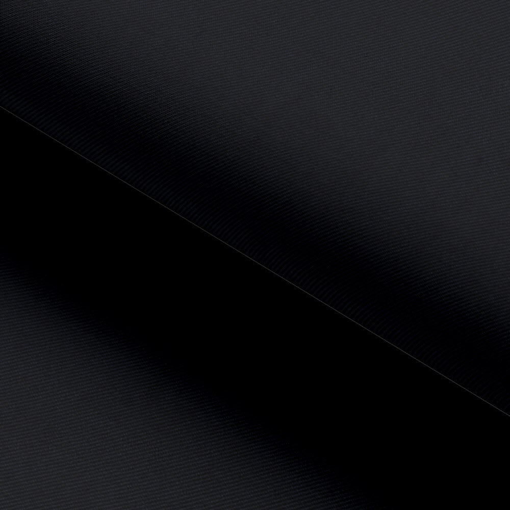 Solid Black Cotton Nylon Free Moving Fabric