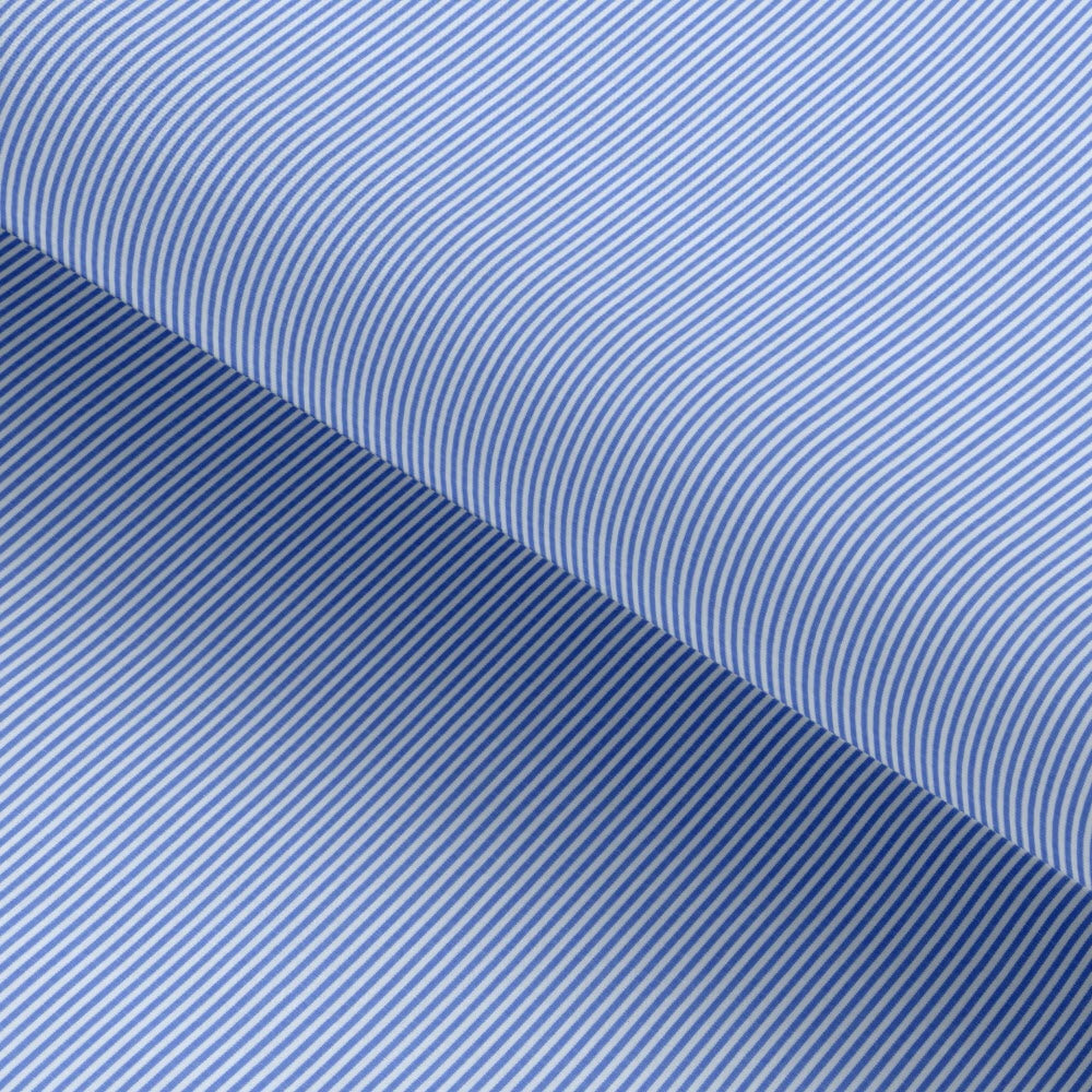 Blue Pin Stripe Cotton Deluxe Fabric