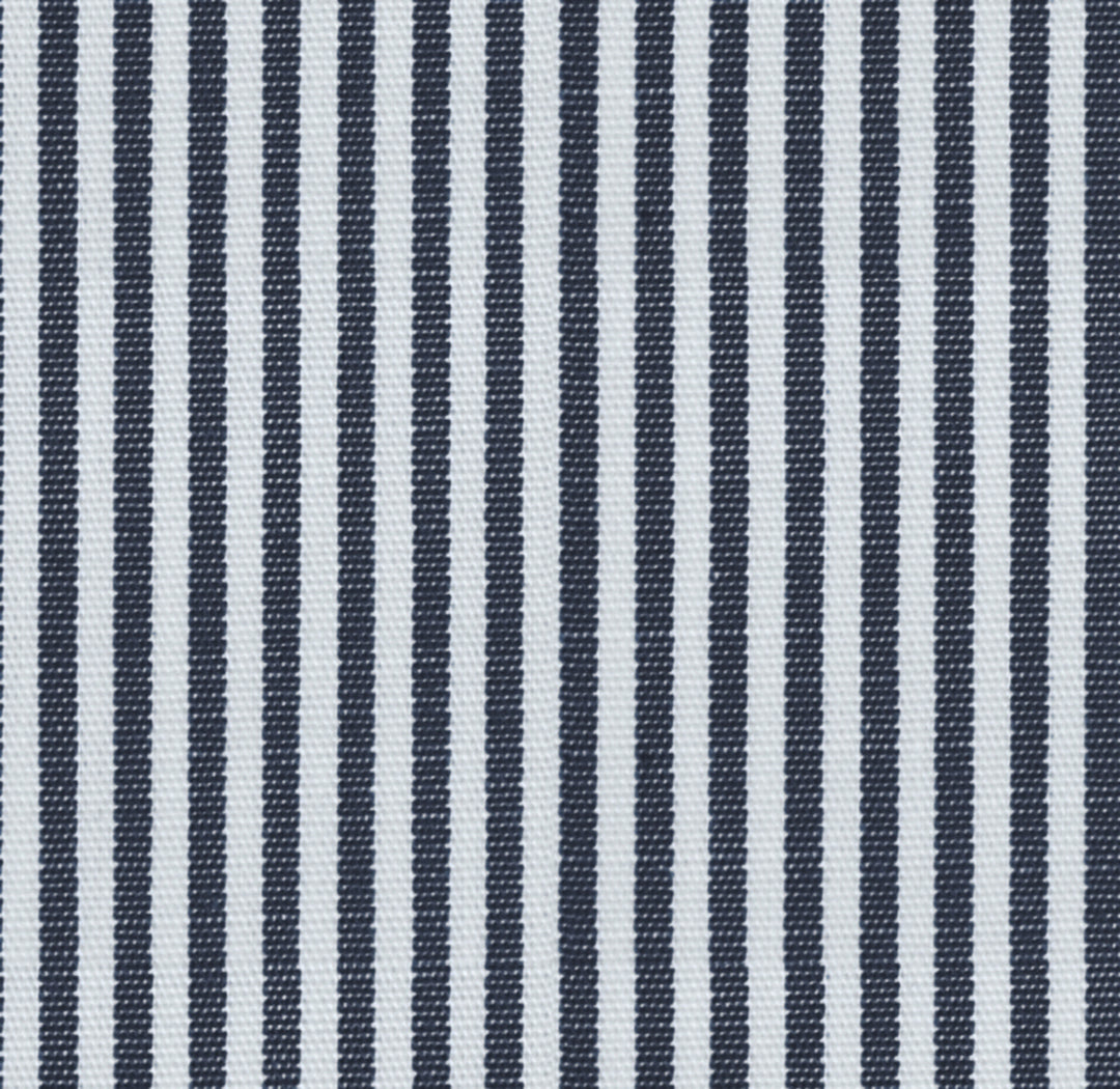 Navy Pin Stripe Cotton Deluxe Fabric