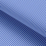 Load image into Gallery viewer, Dark Blue Pencil Stripe Cotton Deluxe Fabric
