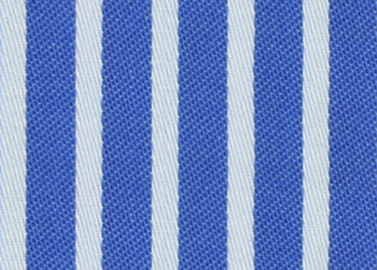 Dark Blue Pencil Stripe Cotton Deluxe Fabric