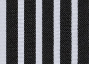 Black Pencil Stripe Cotton Deluxe Fabric