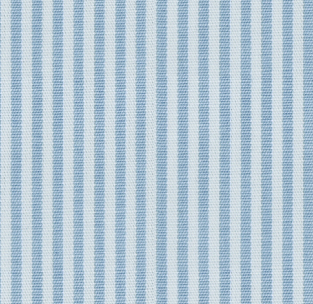 Powder Blue Pin Stripe Cotton Deluxe Fabric