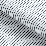 Load image into Gallery viewer, Navy Pin Stripe Cotton Deluxe Fabric
