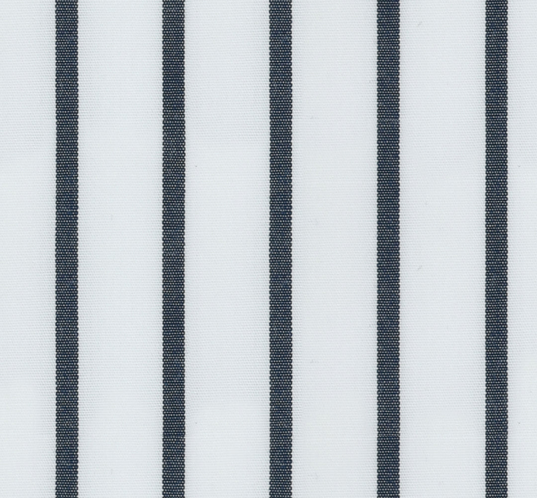 Navy Pin Stripe Cotton Deluxe Fabric