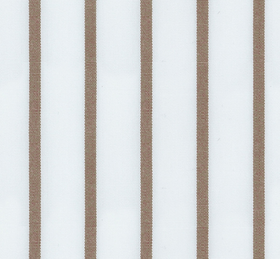 Brown Pin Stripe Cotton Deluxe Fabric