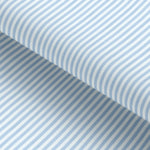 Load image into Gallery viewer, Powder Blue Candy Stripe Cotton Deluxe Fabric
