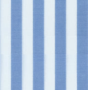 Blue Candy Stripe Cotton Deluxe Fabric