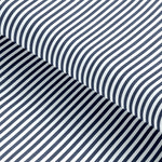 Load image into Gallery viewer, Navy Candy Stripe Cotton Deluxe Fabric
