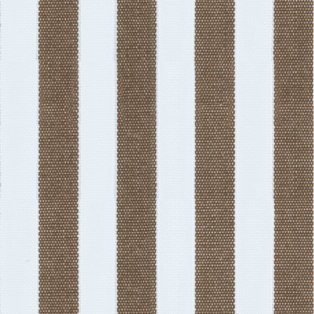 Brown Candy Stripe Cotton Deluxe Fabric