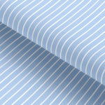 Load image into Gallery viewer, Powder Blue Stripe Cotton Deluxe Fabric
