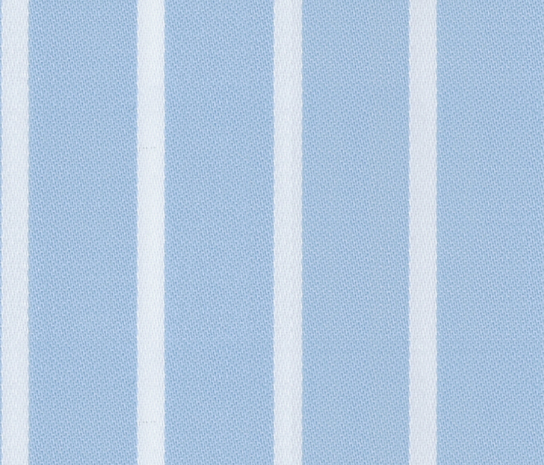 Powder Blue Stripe Cotton Deluxe Fabric