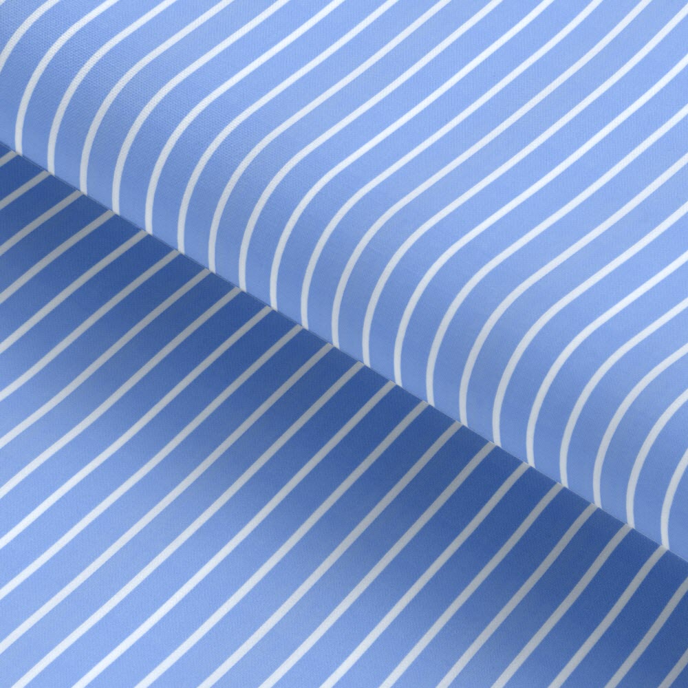 Blue Stripe Cotton Deluxe Fabric