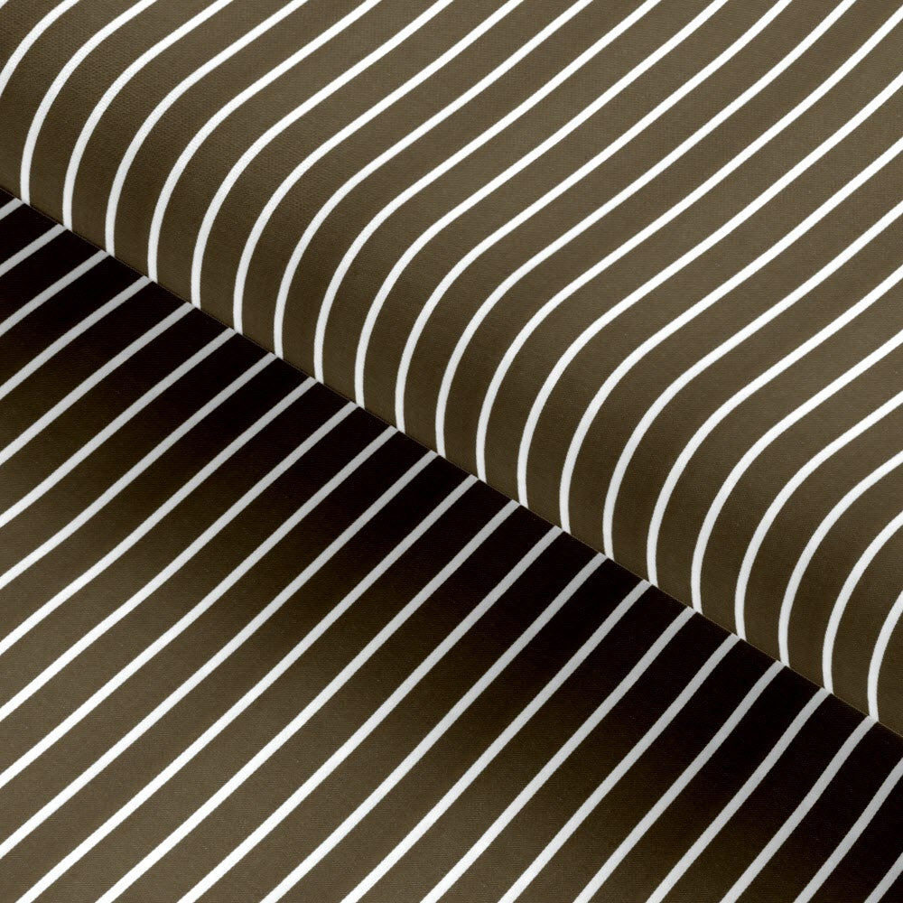 Brown Stripe Cotton Deluxe Fabric