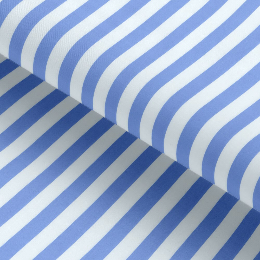 Blue Regency Stripe Cotton Deluxe Fabric