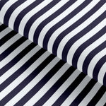 Load image into Gallery viewer, Navy Regency Stripe Cotton Deluxe Fabric
