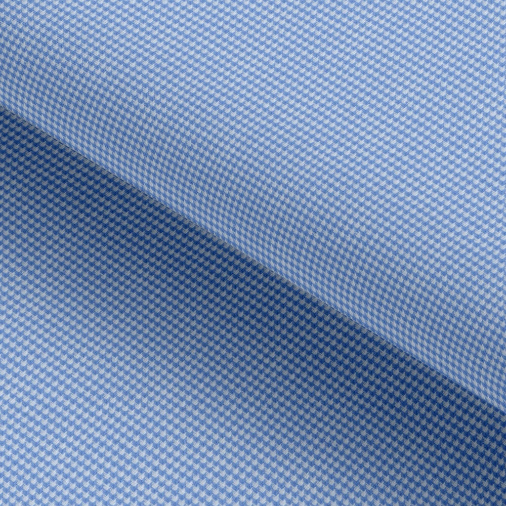 Maya Blue Textured Solid Classic Cotton Fabric