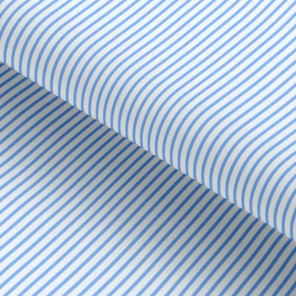 Chevron Stripped Blue Classic Cotton Fabric