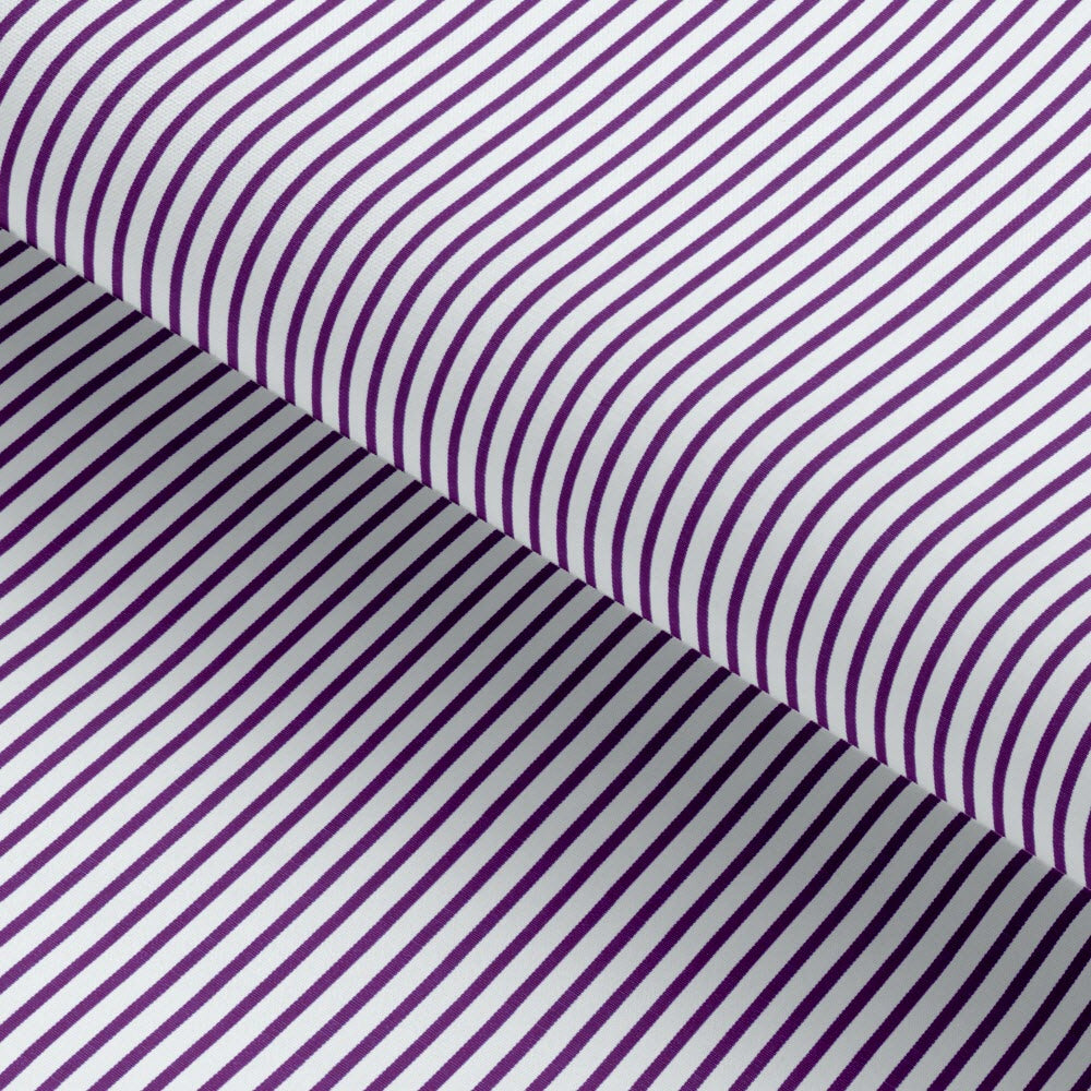 Chevron Stripped Orchid Purple Classic Cotton Fabric