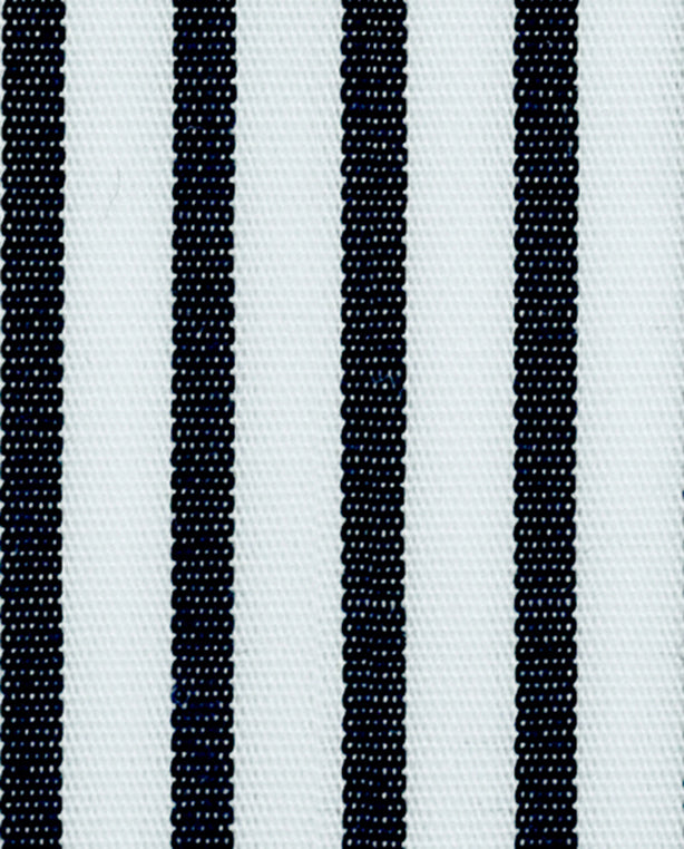 Chevron Stripped Navy Blue Classic Cotton Fabric