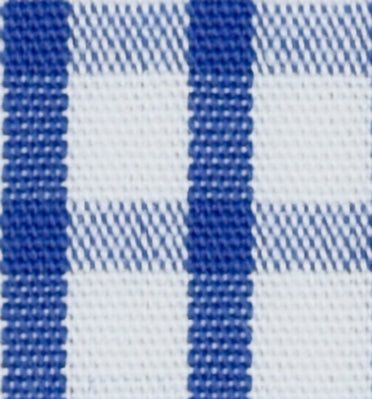 Grid Checked Blue Classic Cotton Fabric