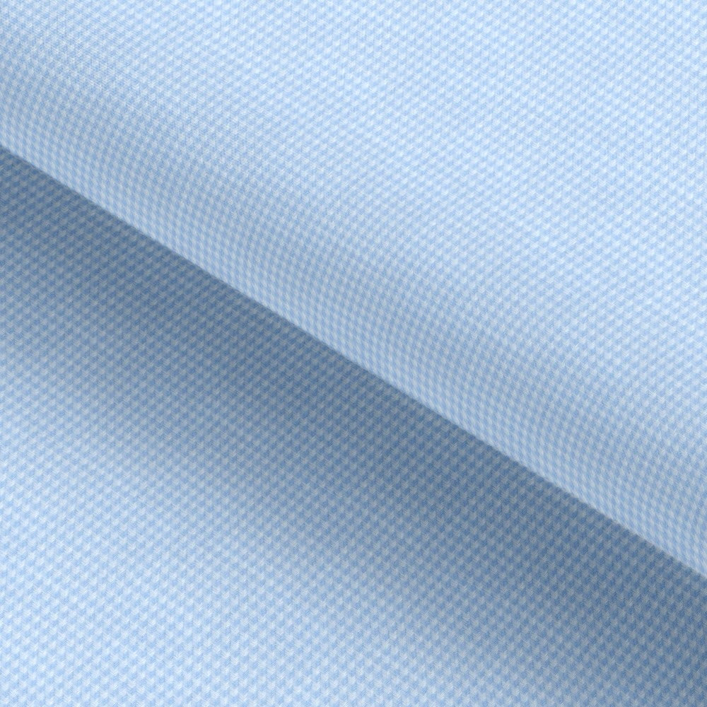 Light Blue White Textured Solid Classic Cotton Fabric