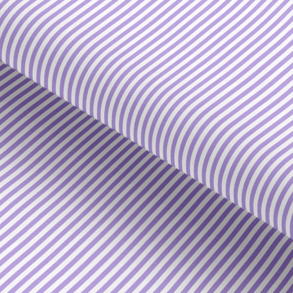 Awning Stripped Mauve Purple Classic Cotton Fabric