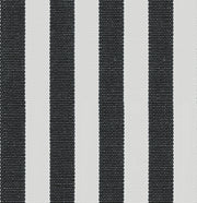 Awning Stripped Black Classic Cotton Fabric