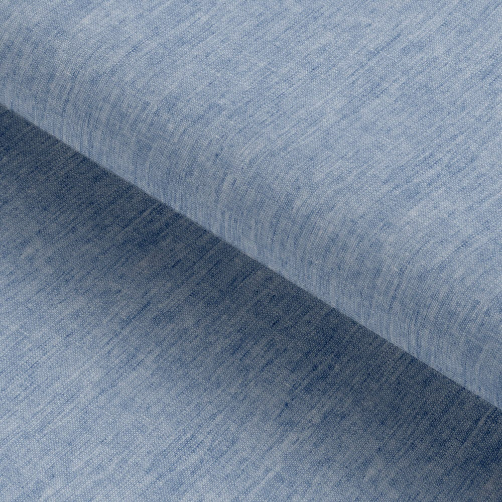 Steel Blue Solid Cotton Seasonal Leisure Fabric